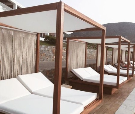 gazebo, daybad, otel, sahil, havuz, dış mekan mobilya