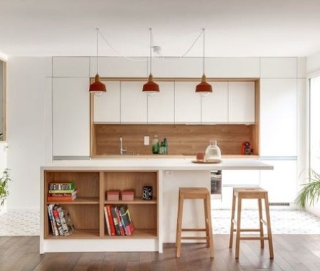 mutfak dolabı, ada üniteli mutfak