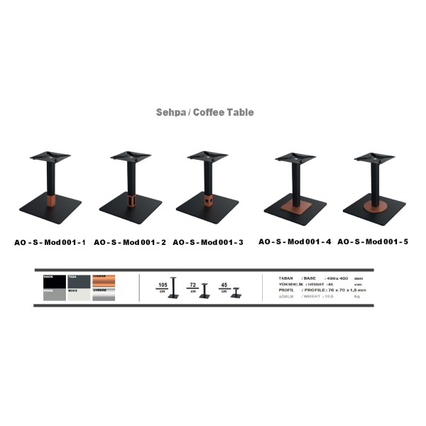 Metal Masa Ayakları