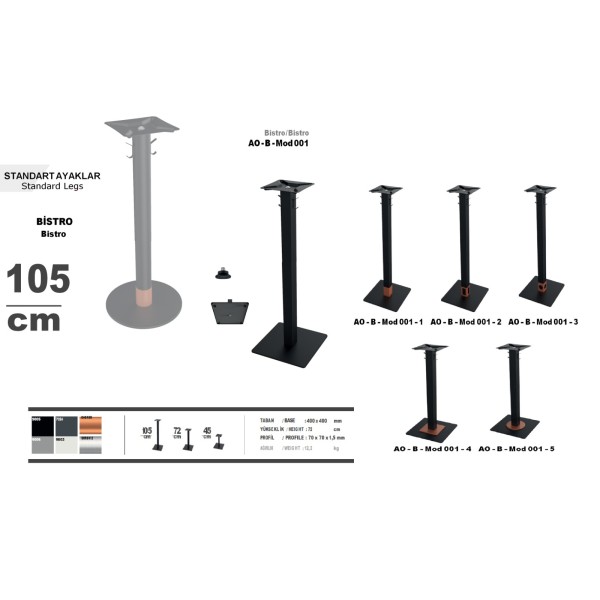 Metal Masa Ayakları